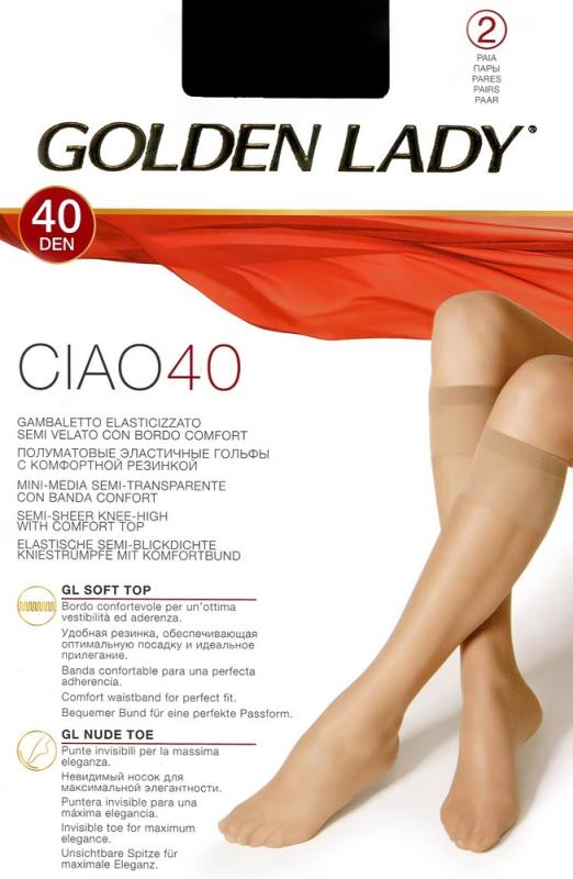 Golden Lady Ciao 40 gamb (2 пары) Гольфы