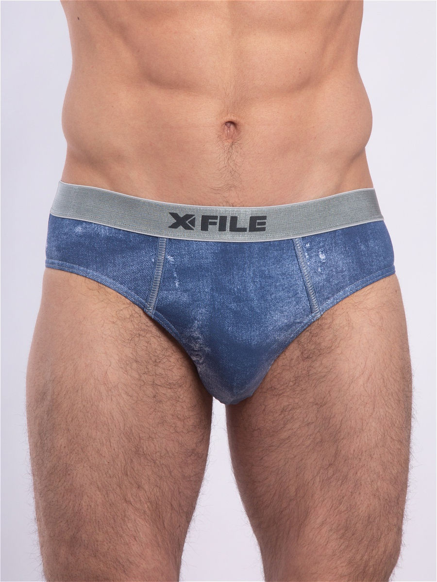 X-File трусы мужские Denim Slip от.р.